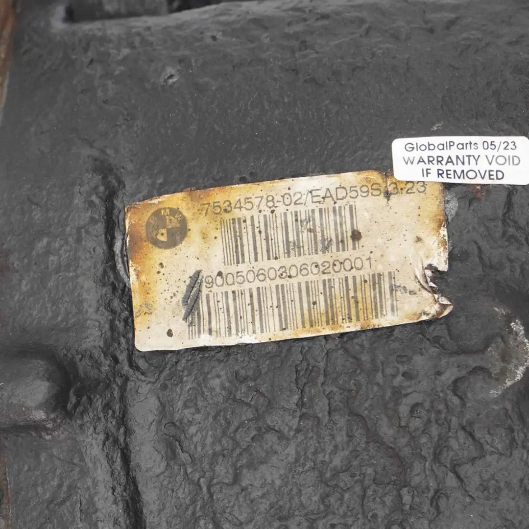 M57N Rear Differential Diff 3,23 Ratio 7534578 Manual WARRANTY to BMW X5 E53 3.0d with Part number 7534579 BMW X5 E53 3.0d M57N Rear Differential Diff 3,23 Ratio 7534578 Manual WARRANTY - SKU 7534579 - Part number 7534579