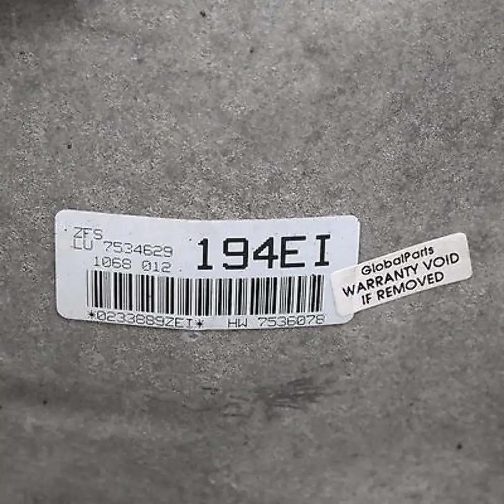 M57N Caja de Cambios Transmision Automatica GARANTIA para BMW E60 530d con número de pieza 7534629 BMW E60 530d M57N Caja de Cambios Transmision Automatica GARANTIA - SKU 7534629 - Número de pieza 7534629