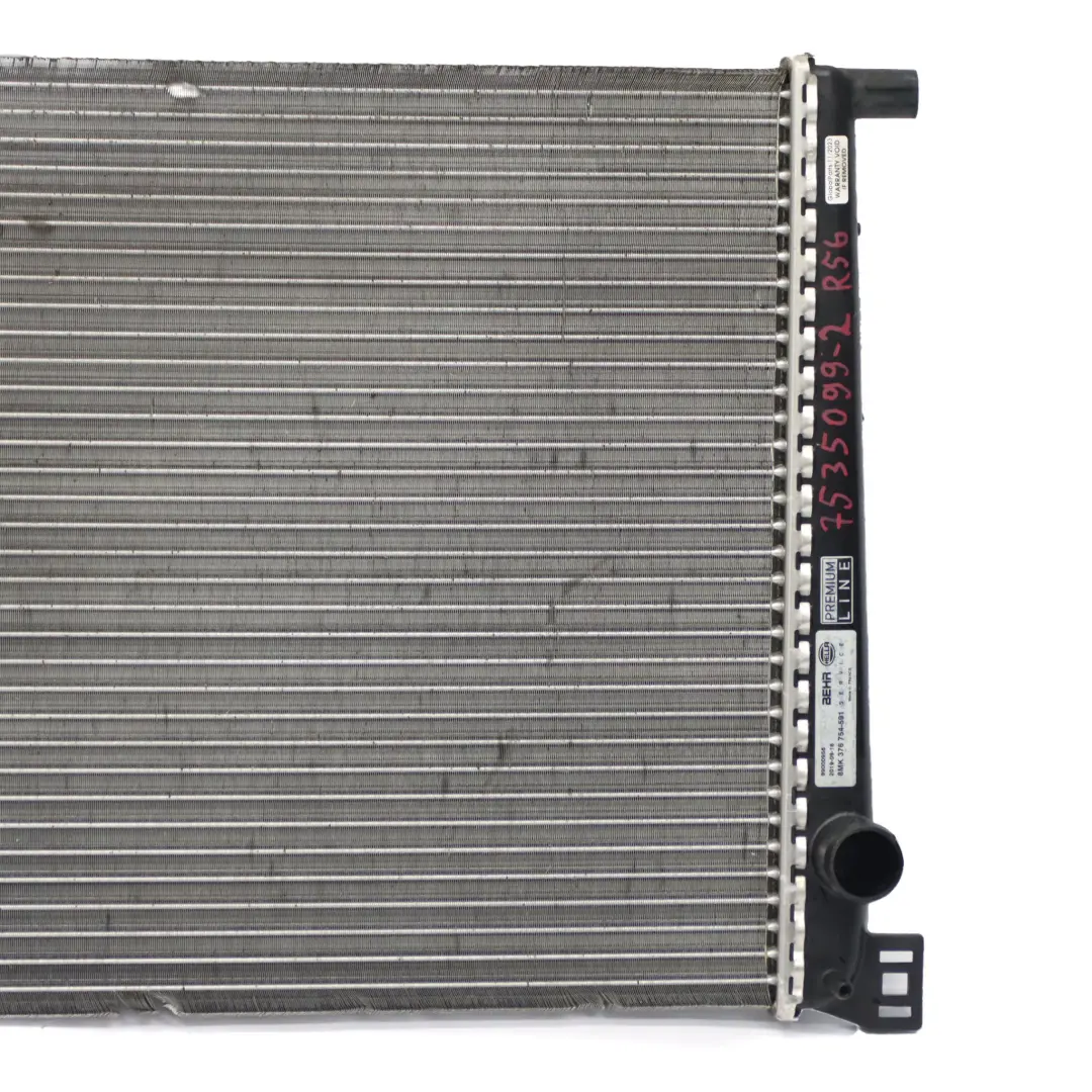 Radiador de agua Mini R55 R56 R60 Unidad de refrigerante de agua 8MK 376 754-591 para con número de pieza 7535099 Radiador de agua Mini R55 R56 R60 Unidad de refrigerante de agua 8MK 376 754-591 - SKU 7535099-2 - Número de pieza 7535099