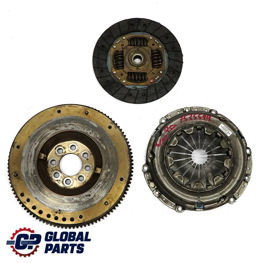 Gasolina W10 Kit De embrague De doble volante bimasa para Mini Cooper One R50 R52 con número de pieza 7535599 Mini Cooper One R50 R52 Gasolina W10 Kit De embrague De doble volante bimasa - SKU 7535599 - Número de pieza 7535599