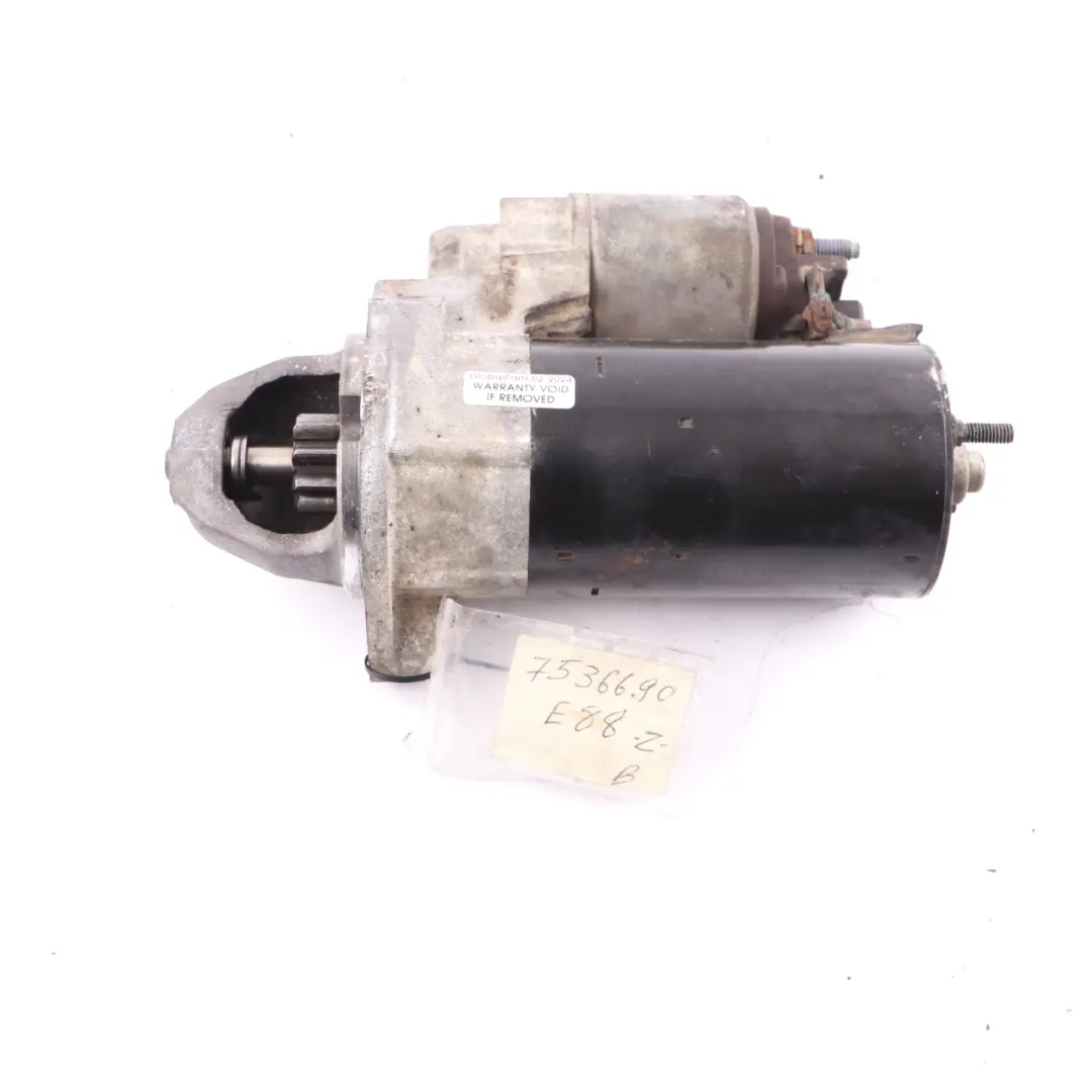 Starter Motor Bosch 12V 0001108208 to BMW E88 E65 E66 E67 E63 E64 E53 with Part number 7536690 BMW E88 E65 E66 E67 E63 E64 E53 Starter Motor Bosch 12V 0001108208 - SKU 7536690 - Part number 7536690