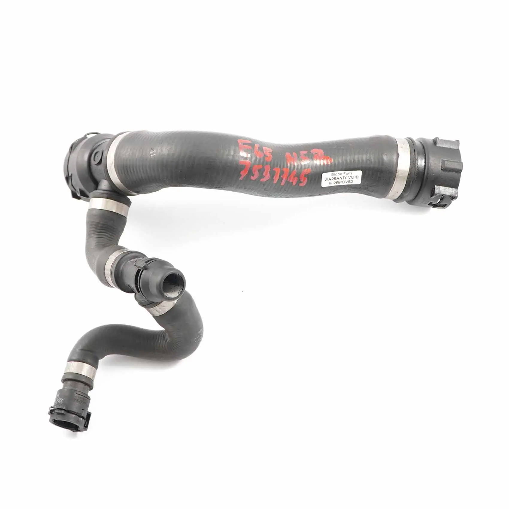 BMW E65 730i Motor Válvula Agua Tubo Manguera Refrigerante Suministro 7537745