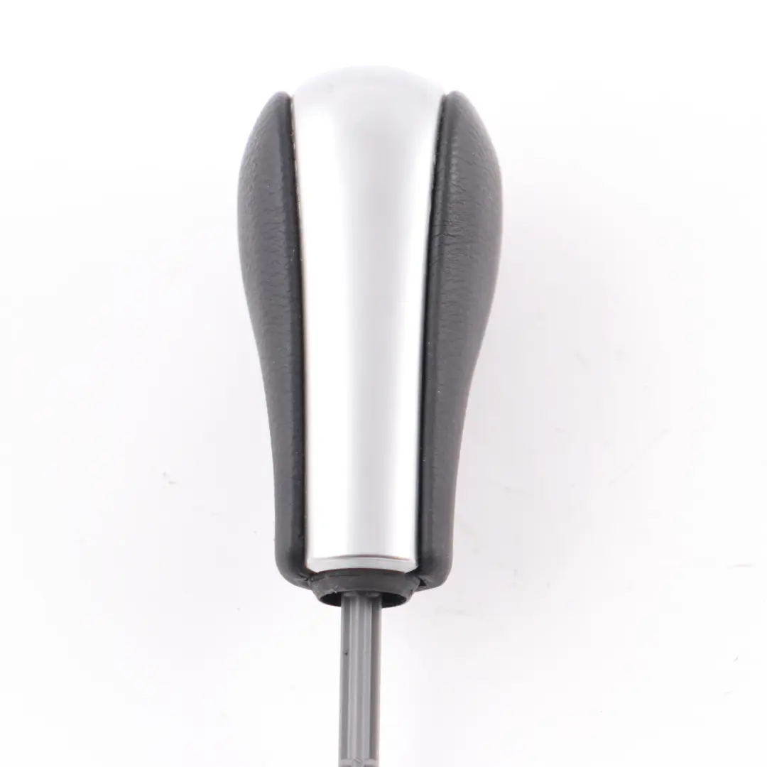 Leather Selector Lever Gear Stick Knob to BMW X3 E83 E87 Black with Part number 7537992 BMW X3 E83 E87 Black Leather Selector Lever Gear Stick Knob - SKU 7537992-2 - Part number 7537992