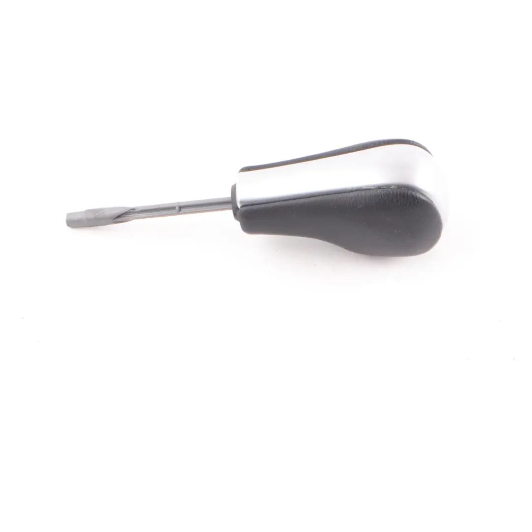 Pomo De La Palanca Selectora De Cuero Negro para BMW X3 E83 E87 con número de pieza 7537992 BMW X3 E83 E87 Pomo De La Palanca Selectora De Cuero Negro - SKU 7537992-2 - Número de pieza 7537992
