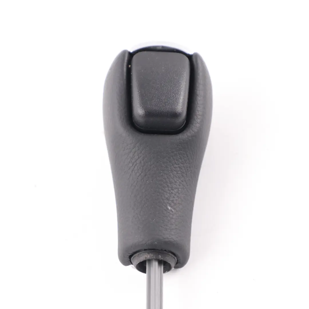 Pomo De La Palanca Selectora De Cuero Negro para BMW X3 E83 E87 con número de pieza 7537992 BMW X3 E83 E87 Pomo De La Palanca Selectora De Cuero Negro - SKU 7537992-2 - Número de pieza 7537992