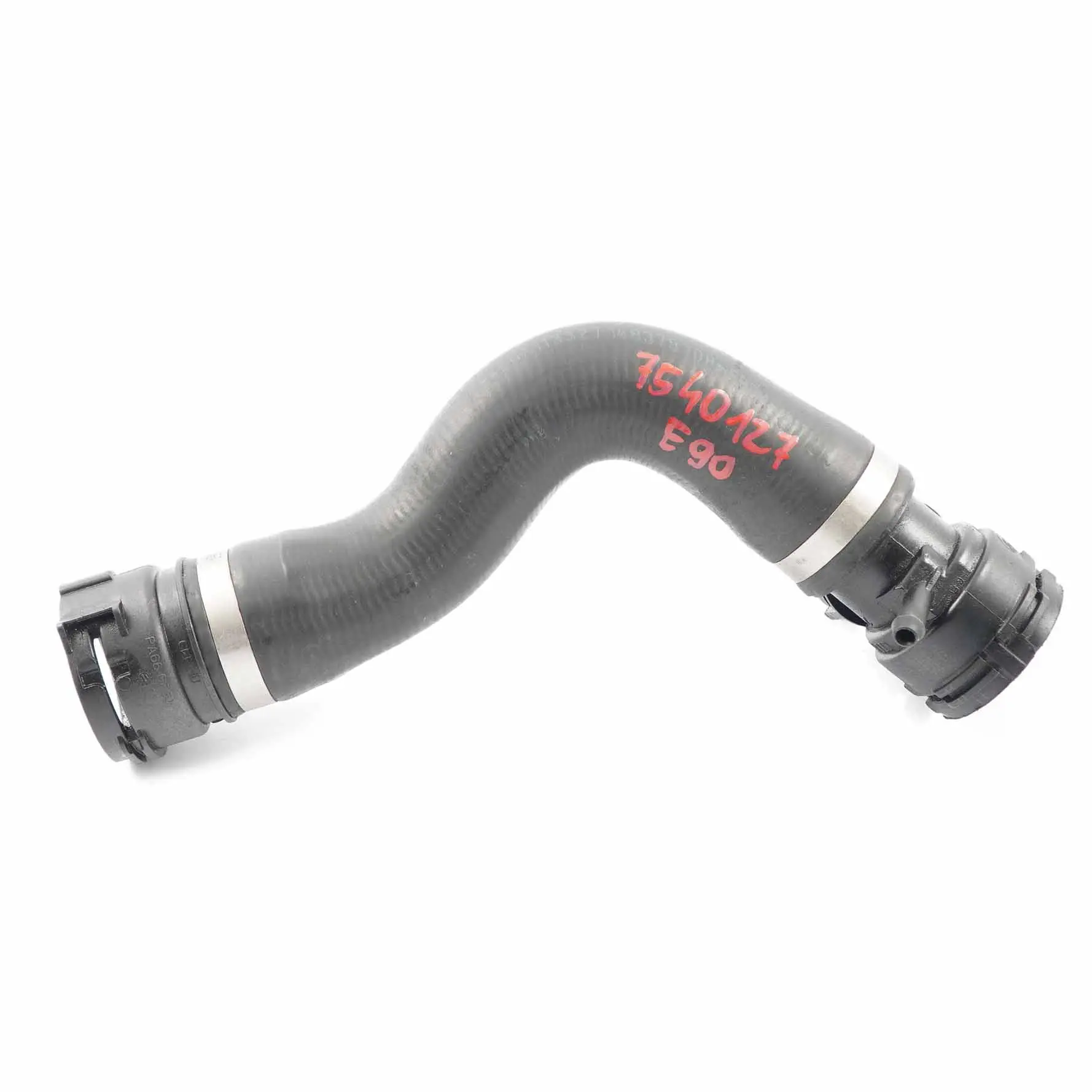 Tubo dell'acqua BMW E90 E91 E92 N54 Tubo liquido superiore radiatore 7540127