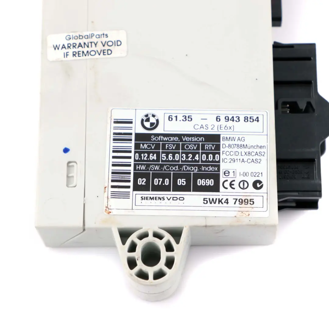 BMW 6 E63 E64 645Ci N62 333HP ECU Kit Engine Control Unit DME CAS2 - SKU 7540600-1 - Part number 7540600