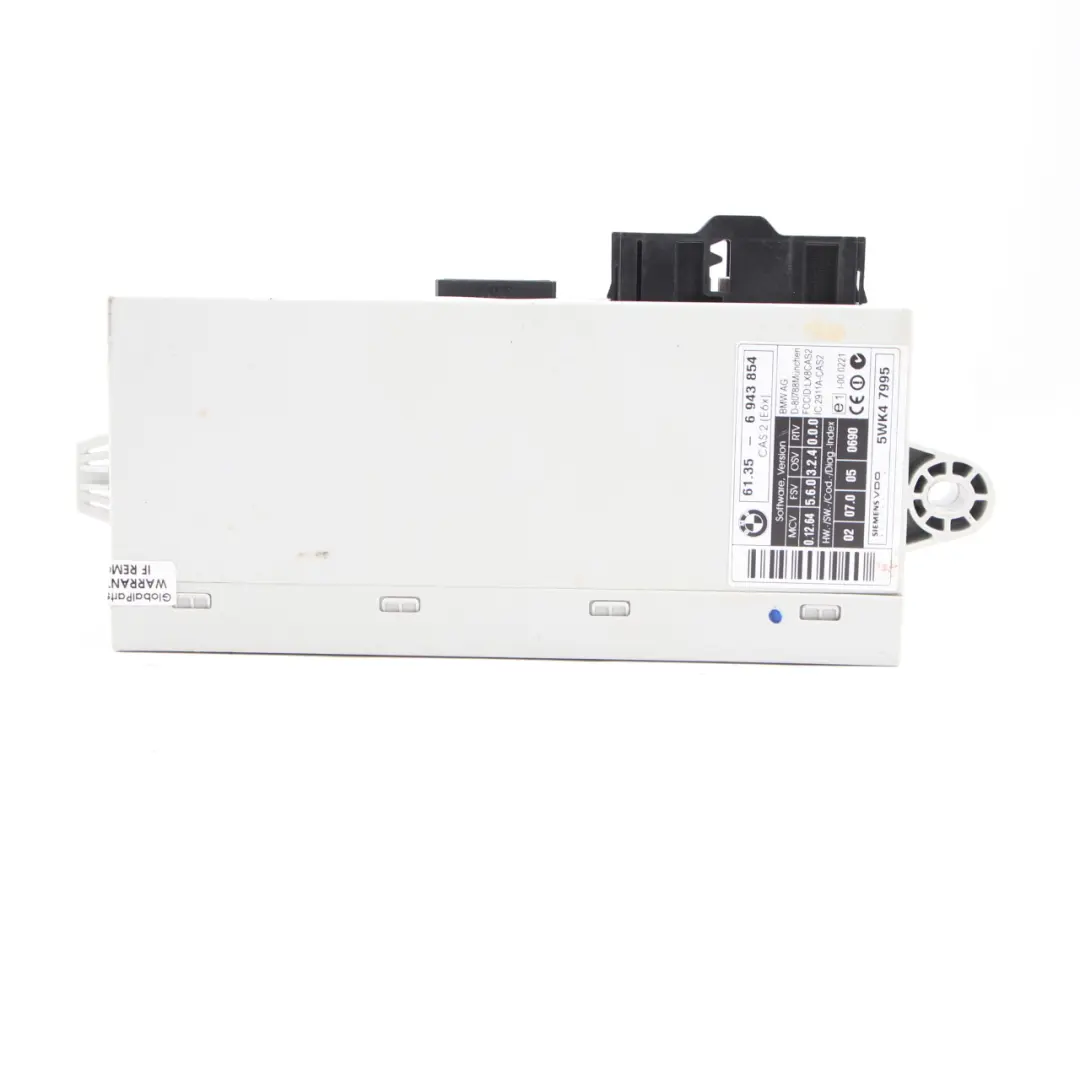 BMW E63 E64 645Ci N62 333HP ECU Kit Engine Control Unit DME CAS2 - SKU 7540600-2 - Part number 7540600
