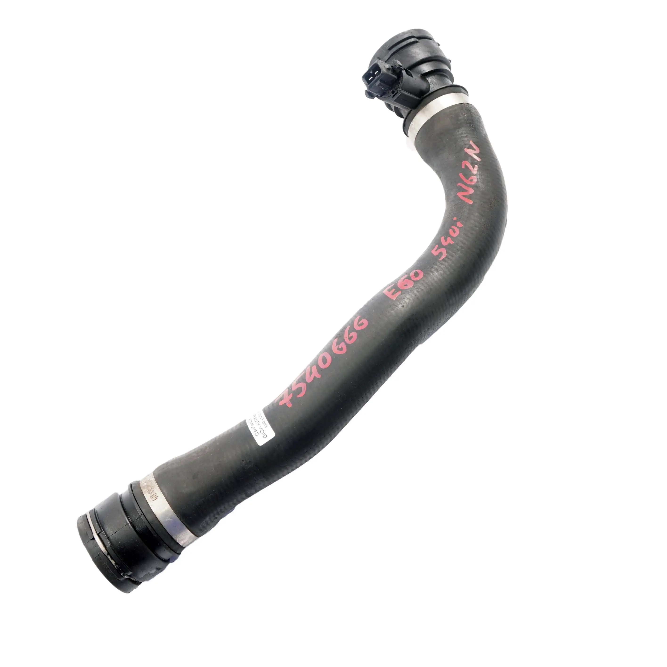 BMW E60 E61 E63 N62N Tubo Ritorno Radiatore Raffreddamento 7540666
