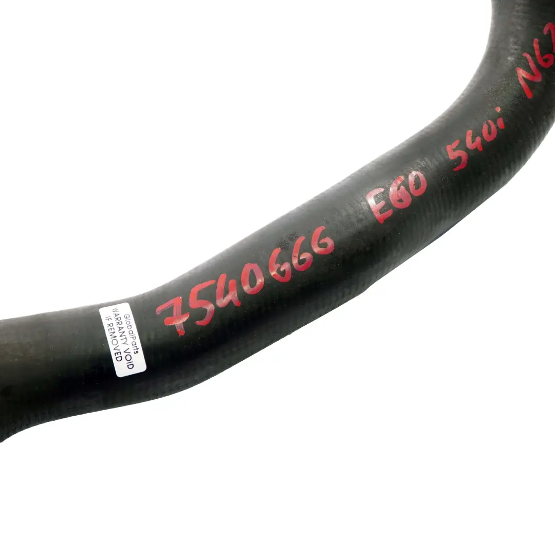 N62N Tubo Ritorno Radiatore Raffreddamento per BMW E60 E61 E63 con numero di parte 7540666 BMW E60 E61 E63 N62N Tubo Ritorno Radiatore Raffreddamento - SKU 7540666 - Numero di parte 7540666