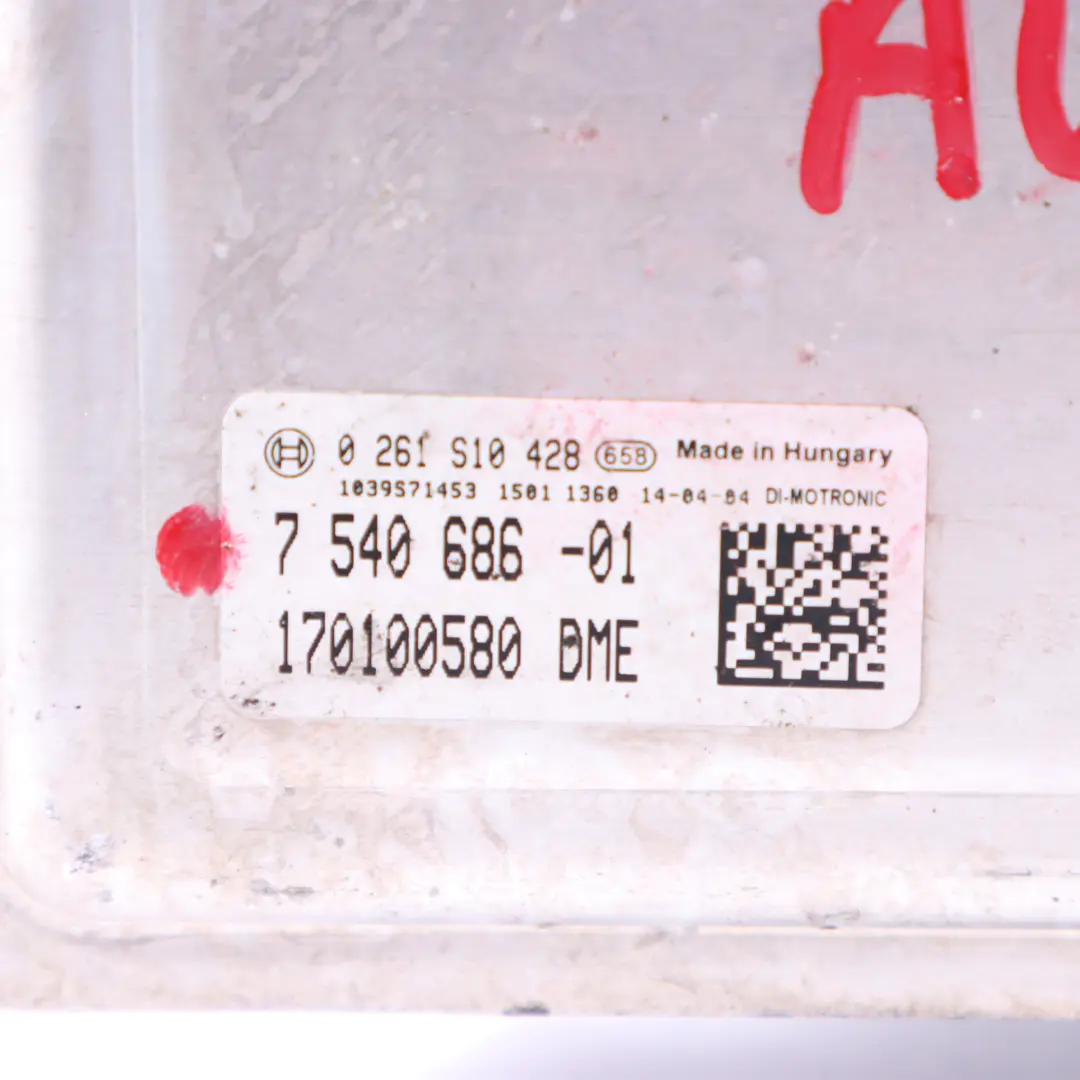 BMW F20 M135i F30 335i N55 326HP Engine Unit ECU DME Automatic - SKU 7540686 - Part number 7540686