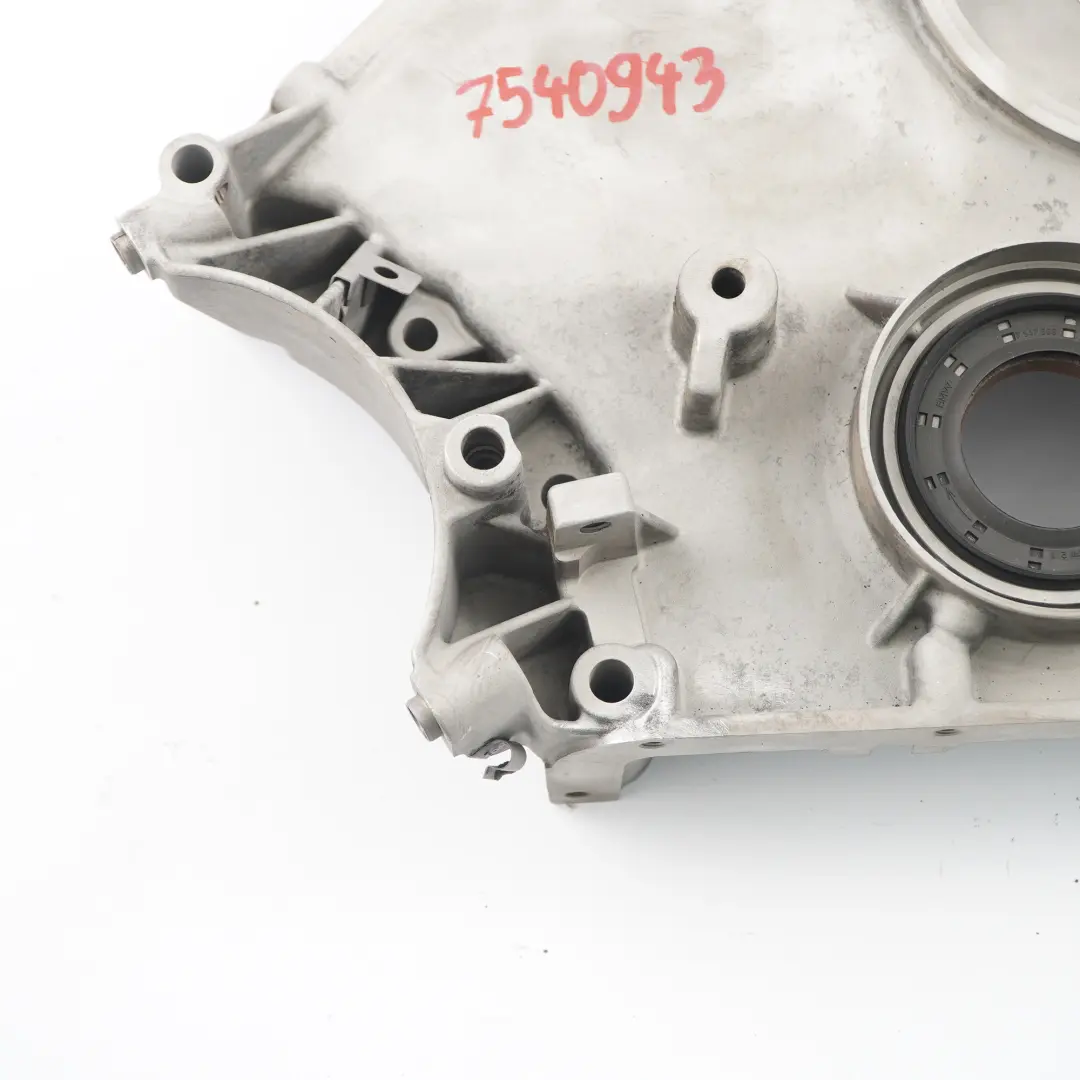 N62N Tapa cigüeñal Caja distribución motor Tapa caja cadena 7540941 para BMW X5 E70 con número de pieza 7540943 BMW X5 E70 N62N Tapa cigüeñal Caja distribución motor Tapa caja cadena 7540941 - SKU 7540943 - Número de pieza 7540943