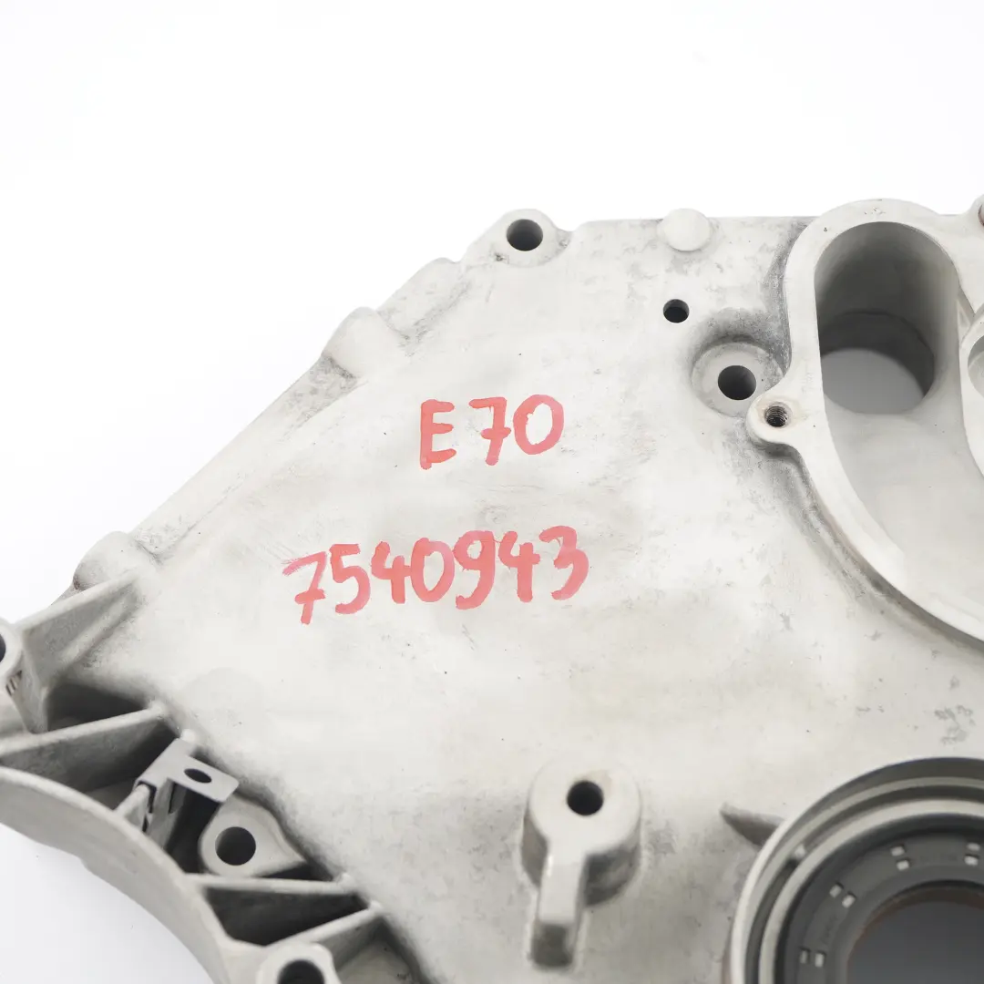 BMW X5 E70 N62N 4.8i Kurbel abdeckung Motor Steuer gehäuse Kettenkasten 7540941 - SKU 7540943 - Teilenummer 7540943