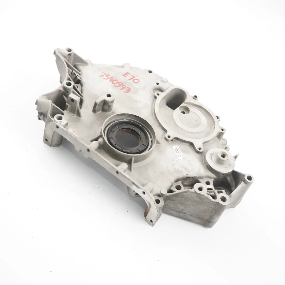 BMW X5 E70 N62N Coperchio manovella Motore Caso catena distribuzione 7540941 - SKU 7540943 - Numero di parte 7540943