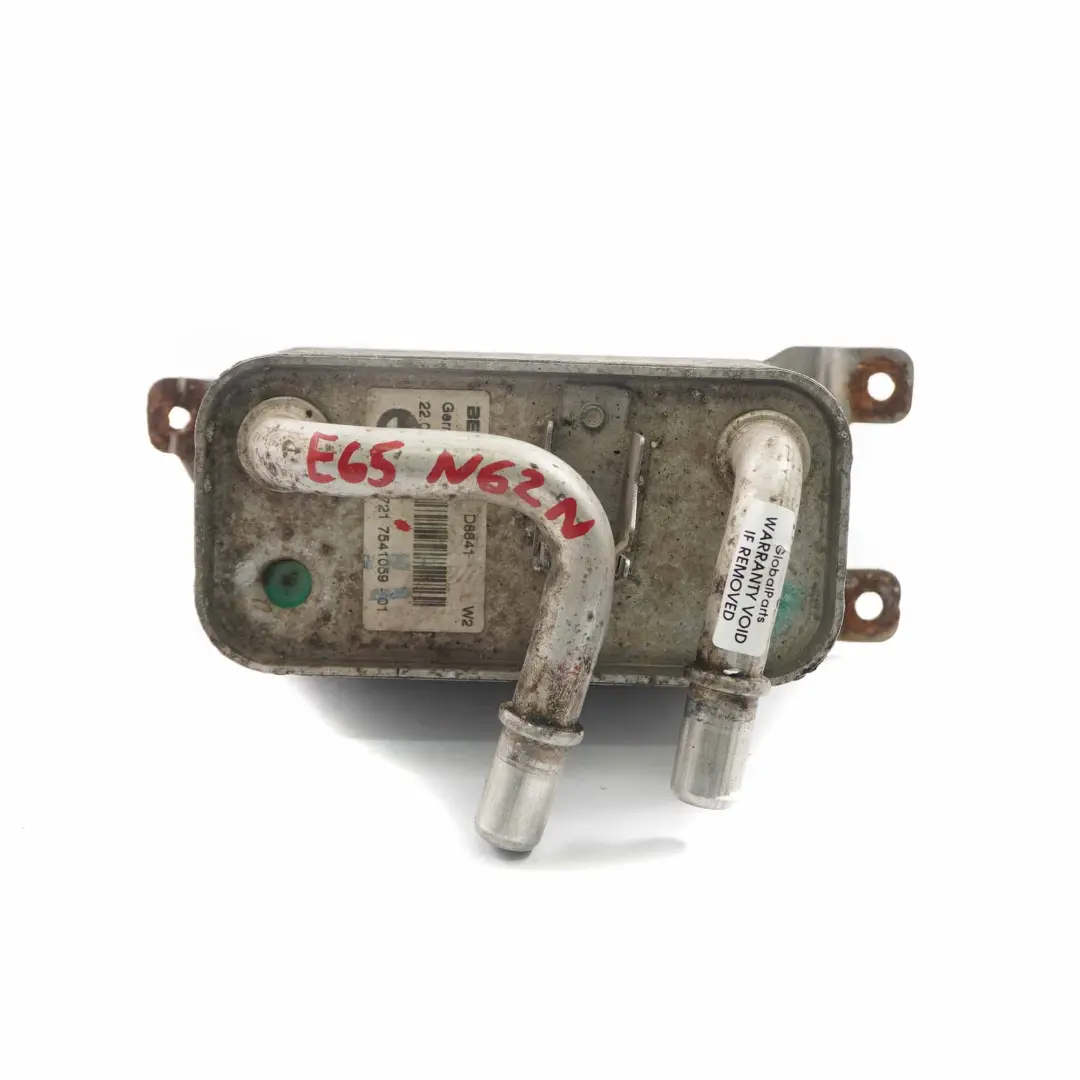 Scambiatore Calore Radiatore Olio Cambio Automatico N62N 740i 750i per BMW E65 con numero di parte 7541059 BMW E65 Scambiatore Calore Radiatore Olio Cambio Automatico N62N 740i 750i - SKU 7541059 - Numero di parte 7541059