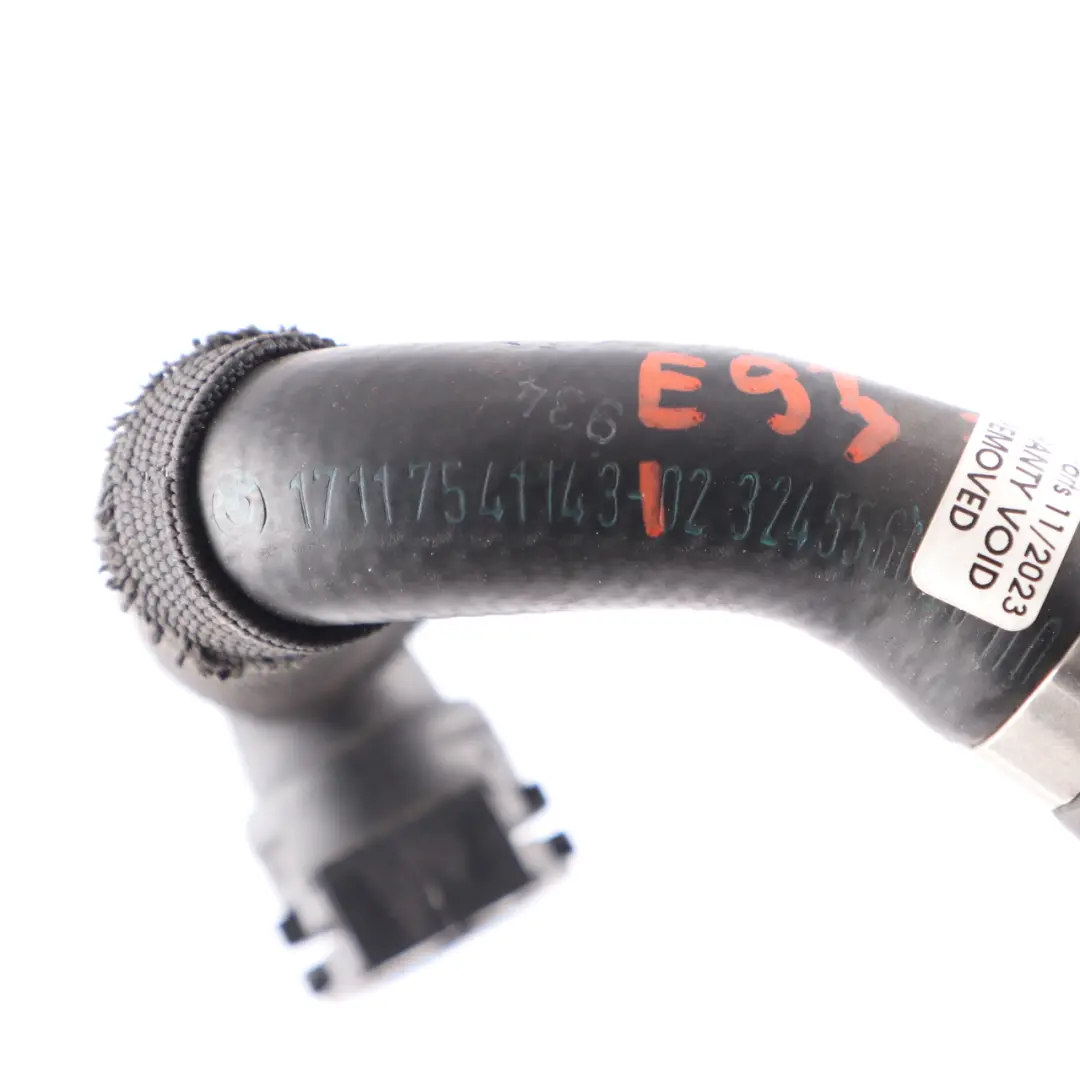 Water Hose BMW E90 E91 E92 E93 N54 Radiator Coolant Cooling Pipe Line to with Part number 7541143 Water Hose BMW E90 E91 E92 E93 N54 Radiator Coolant Cooling Pipe Line - SKU 7541143 - Part number 7541143