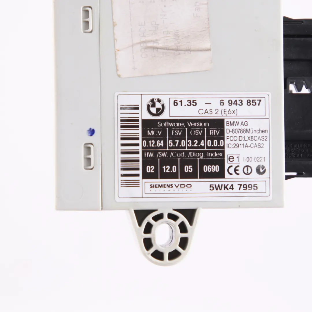 BMW E60 525i M54 192HP Engine Control ECU Kit DME CAS2 Key Automatic - SKU 7541335-6 - Part number 7541335