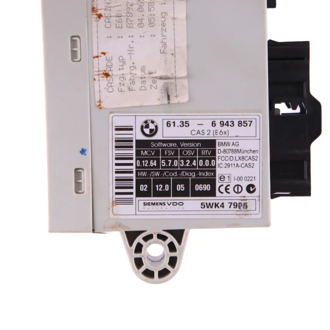 M54 231HP Engine Control ECU Kit DME CAS2 Key Automatic to BMW E60 530i with Part number 7541335 BMW E60 530i M54 231HP Engine Control ECU Kit DME CAS2 Key Automatic - SKU 7541335-7 - Part number 7541335