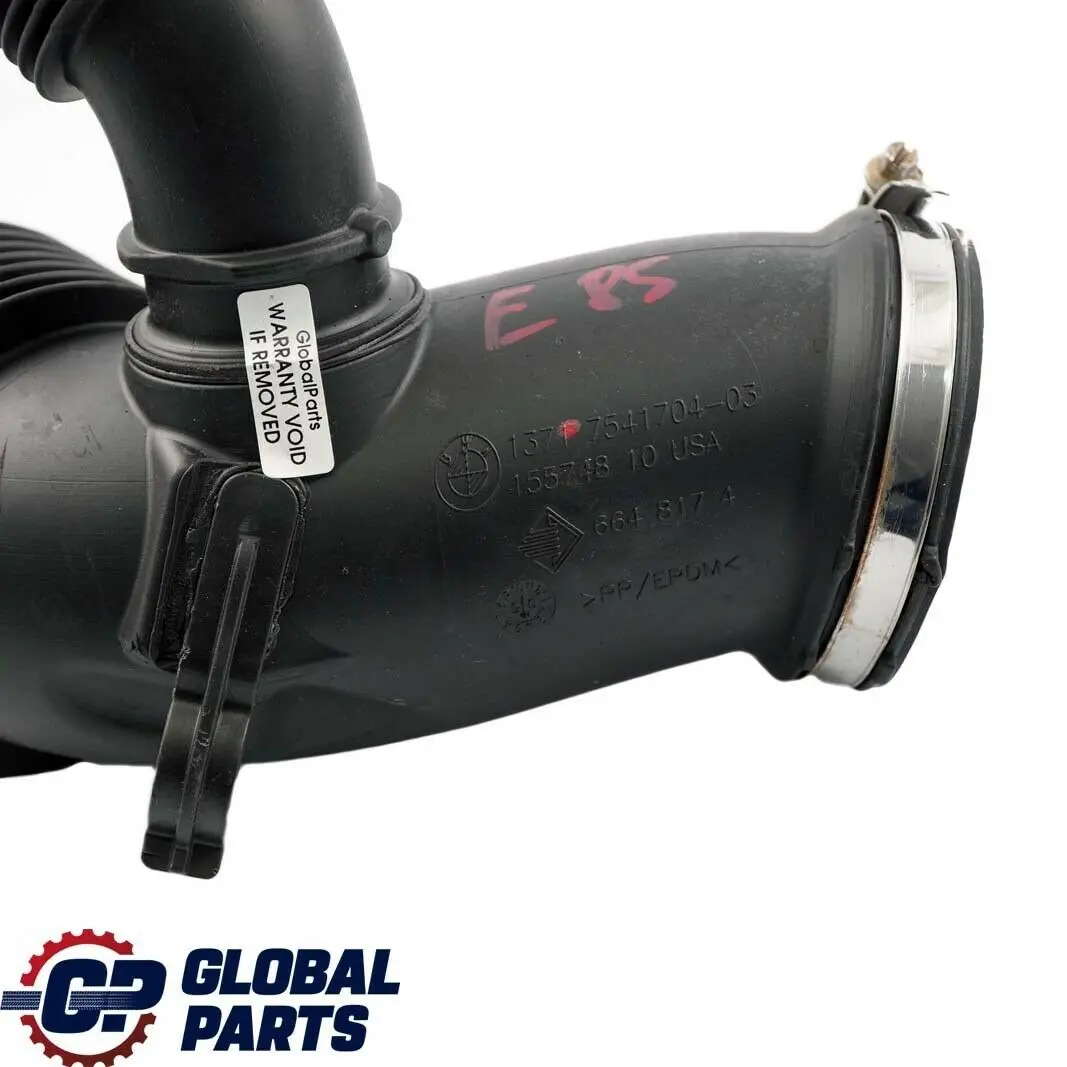 Admision Turbo Silenciador Goma Bota Manguera Linea para BMW Z4 Serie E85 con número de pieza 7541704 BMW Z4 Serie E85 Admision Turbo Silenciador Goma Bota Manguera Linea - SKU 7541704 - Número de pieza 7541704