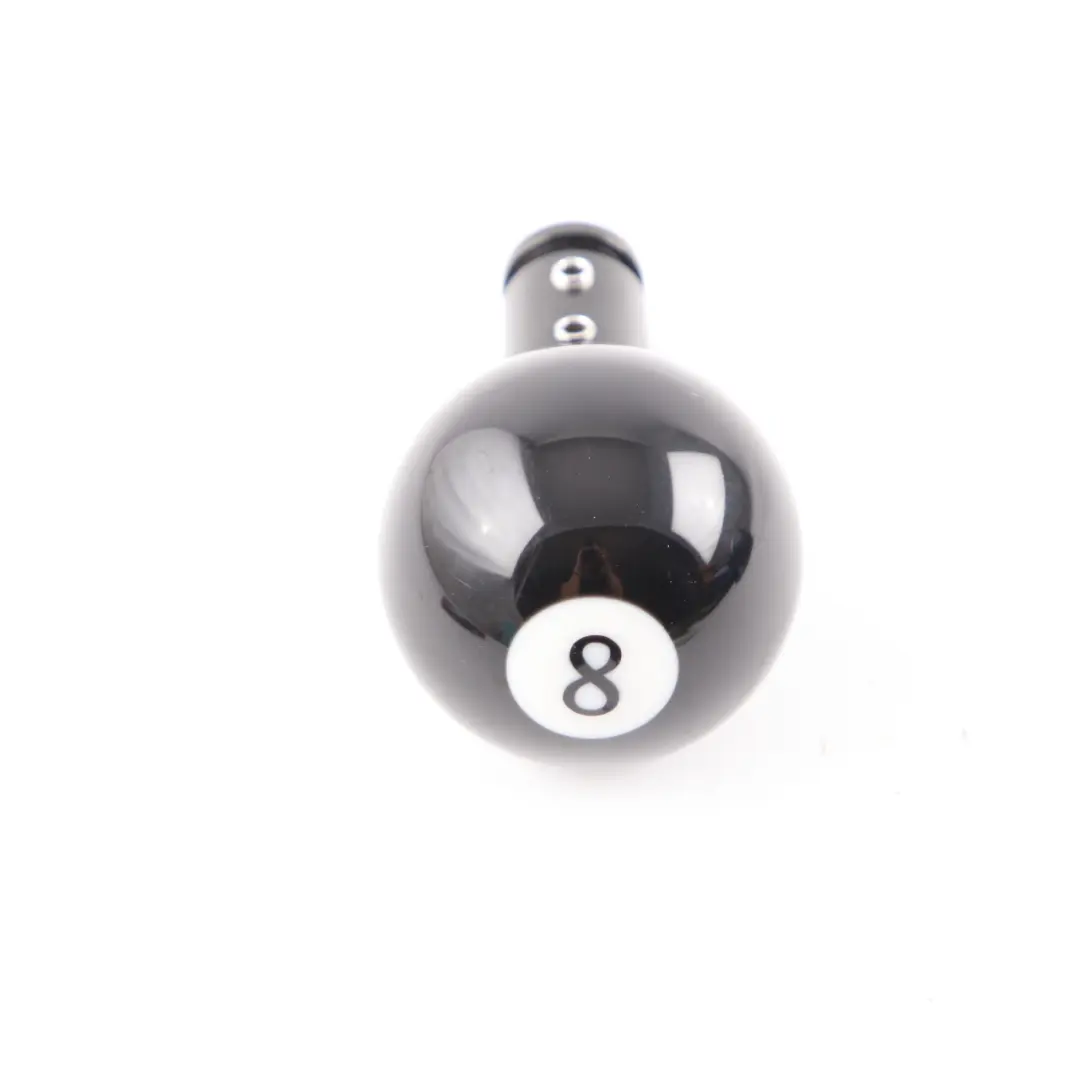 Shift Knob Gaiter Cover 8 Pool Ball to Mini Cooper One R50 R52 R53 Gear with Part number 7542272 Mini Cooper One R50 R52 R53 Gear Shift Knob Gaiter Cover 8 Pool Ball - SKU 7542272-3 - Part number 7542272