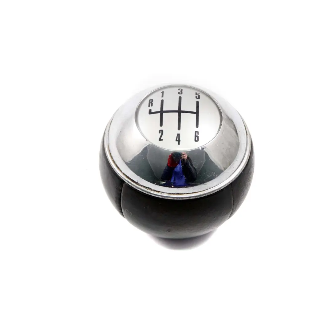Mini Cooper S D R50 R52 R53 Gear Shift Knob Gaiter Cover Leather Chrome Silver - SKU 7542272 - Part number 7542272