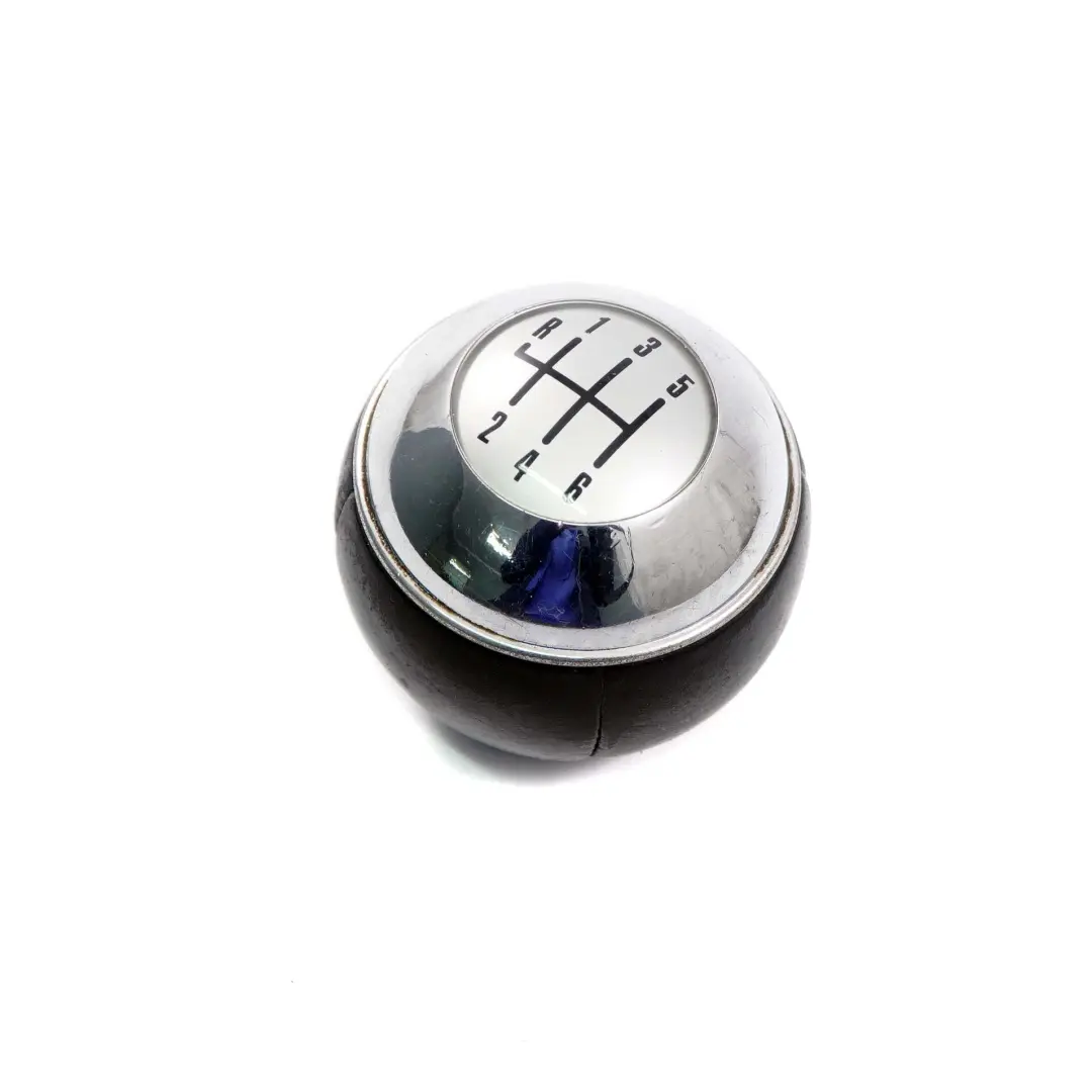 Mini Cooper S D R50 R52 R53 Gear Shift Knob Gaiter Cover Leather Chrome Silver - SKU 7542272 - Part number 7542272