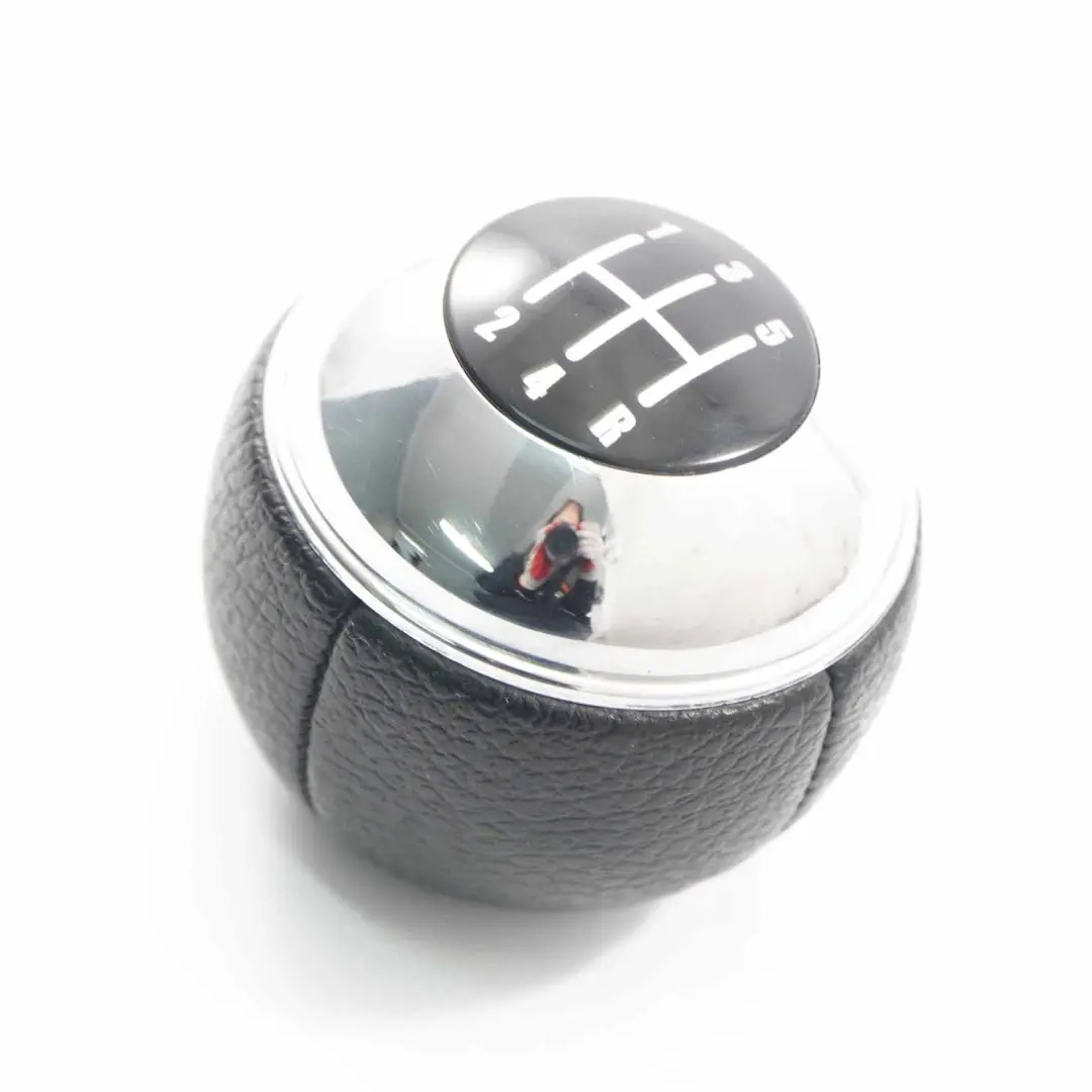 Schaltknopf Leder Chrom 5-Gang Schwarz für Mini Cooper R50 R52 mit Teilenummer 7542279 Mini Cooper R50 R52 Schaltknopf Leder Chrom 5-Gang Schwarz - SKU 7542279 - Teilenummer 7542279