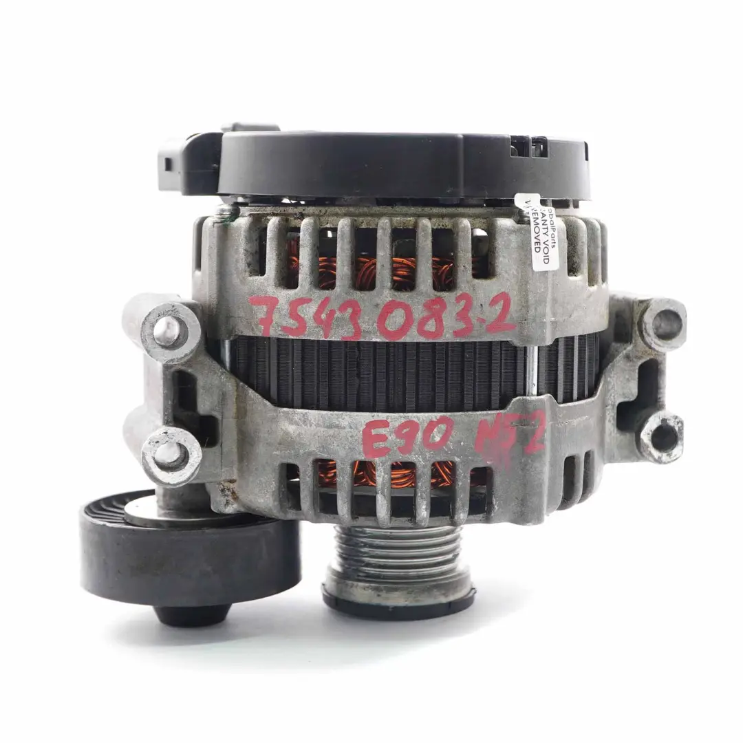 N52 Lucas Alternador Generador 155A LRA02970 para BMW E61 E87 E90 E91 con número de pieza 7543083 BMW E61 E87 E90 E91 N52 Lucas Alternador Generador 155A LRA02970 - SKU 7543083-2 - Número de pieza 7543083