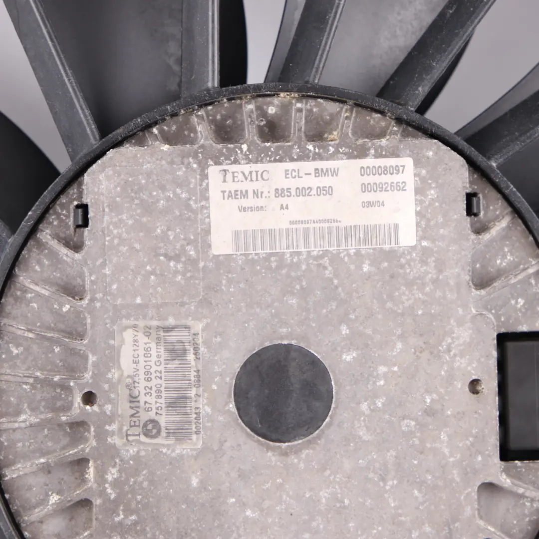 BMW E60 E63 E65 Boîtier ventilateur refroidissement de radiateur essence 600W - SKU 7543282-2 - Numéro de pièce 7543282