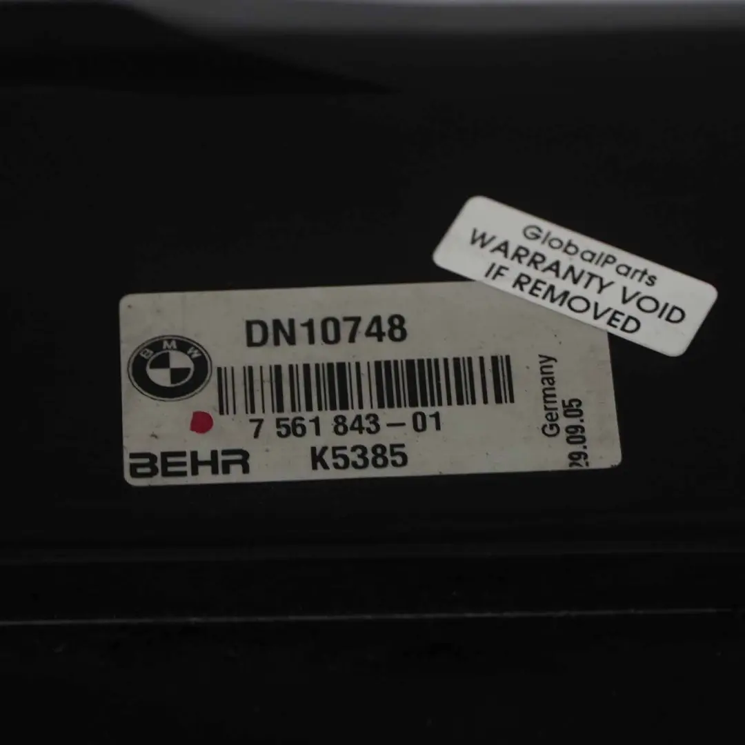 Complet Moteur Radiateur à l'Essence 600W pour BMW E65 à propos du numéro de pièce 7543282 BMW E65 Complet Moteur Radiateur à l'Essence 600W - SKU 7543282 - Numéro de pièce 7543282