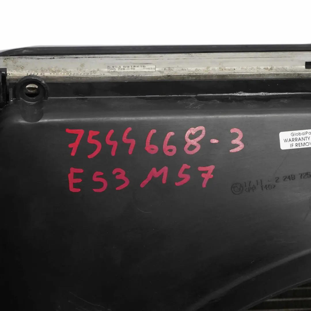 M57 Unité Refroidissement Radiateur Chauffage pour BMW X5 E53 3.0d à propos du numéro de pièce 7544668 BMW X5 E53 3.0d M57 Unité Refroidissement Radiateur Chauffage - SKU 7544668-3 - Numéro de pièce 7544668