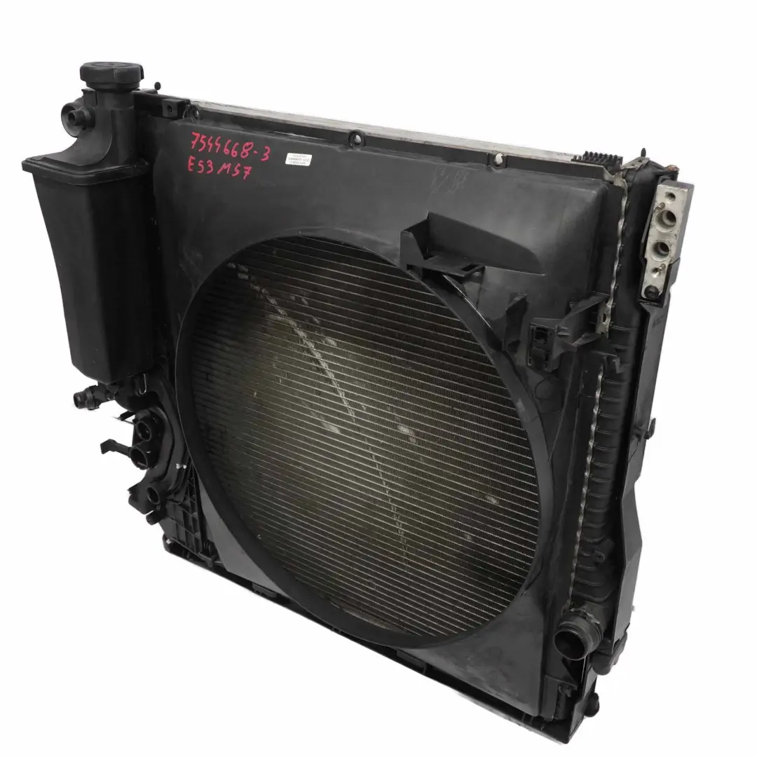 BMW X5 E53 3.0d M57 3 Radiator Kühler Lüfterzarge Automatikgetriebe - SKU 7544668-3 - Teilenummer 7544668