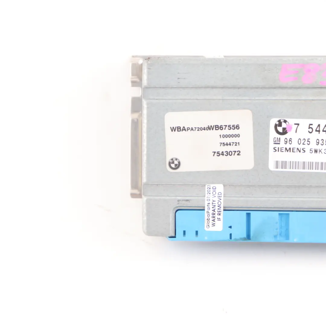 Gearbox Module BMW X3 E83 Automatic Transmission Basic Control Unit EGS to with Part number 7544721 Gearbox Module BMW X3 E83 Automatic Transmission Basic Control Unit EGS - SKU 7544721-1 - Part number 7544721