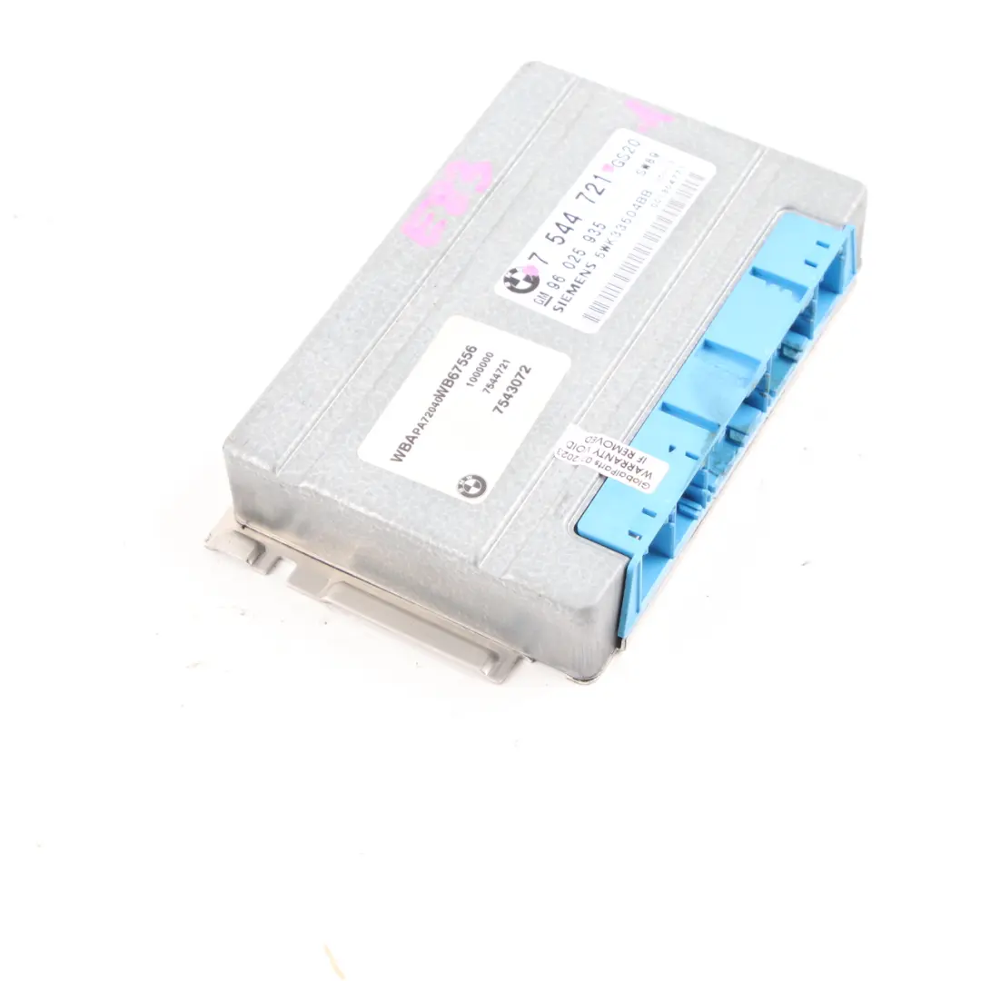  Gearbox Module BMW X3 E83 Automatic Transmission Basic Control Unit EGS - SKU 7544721-1 - Part number 7544721