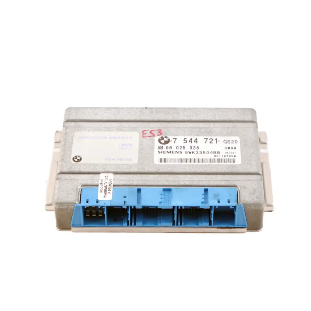 Gearbox Basic Control Unit Module EGS BMW X5 E53 Automatic - SKU 7544721 - Part number 7544721