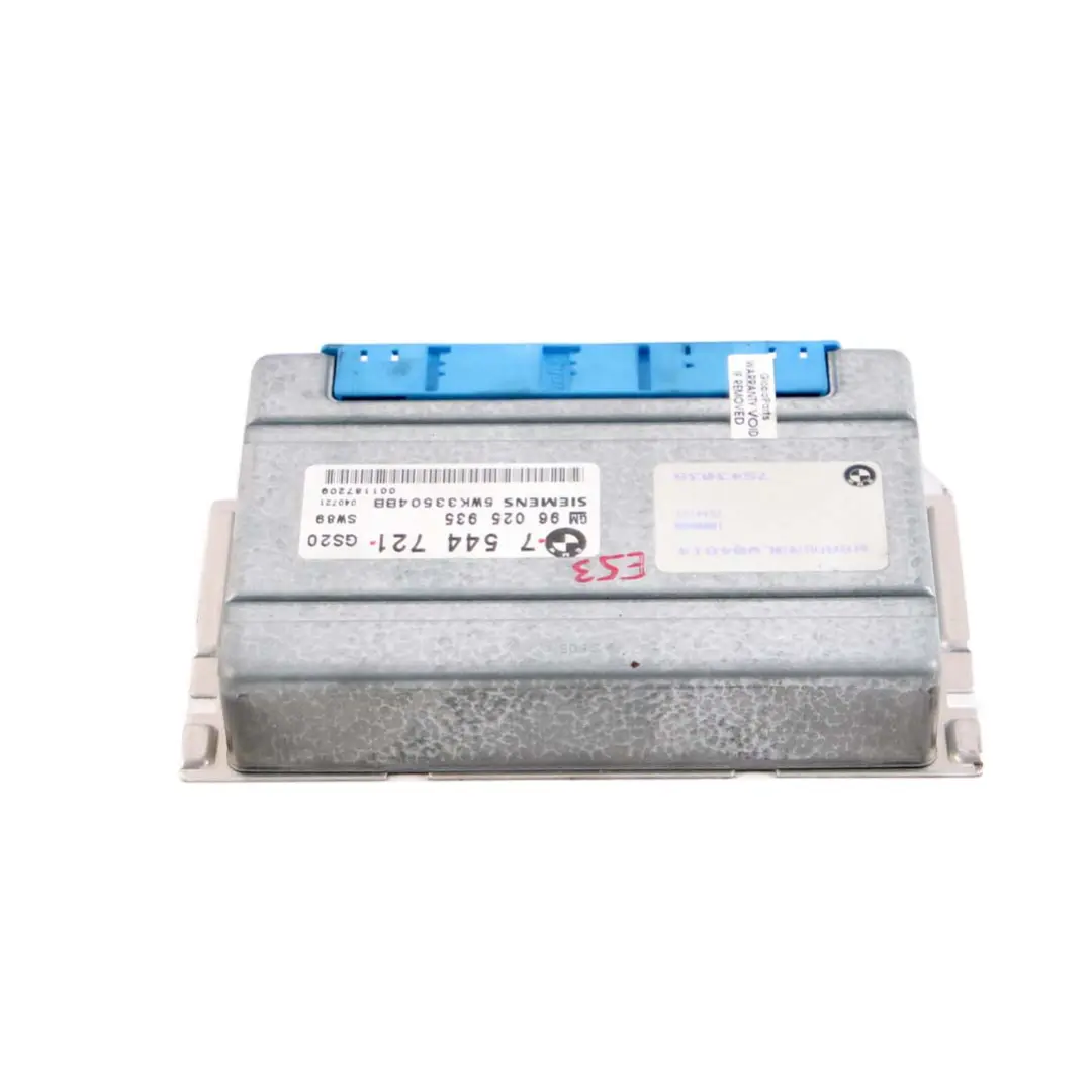 Gearbox Basic Control Unit Module EGS to BMW X5 E53 Automatic with Part number 7544721 BMW X5 E53 Automatic Gearbox Basic Control Unit Module EGS - SKU 7544721 - Part number 7544721