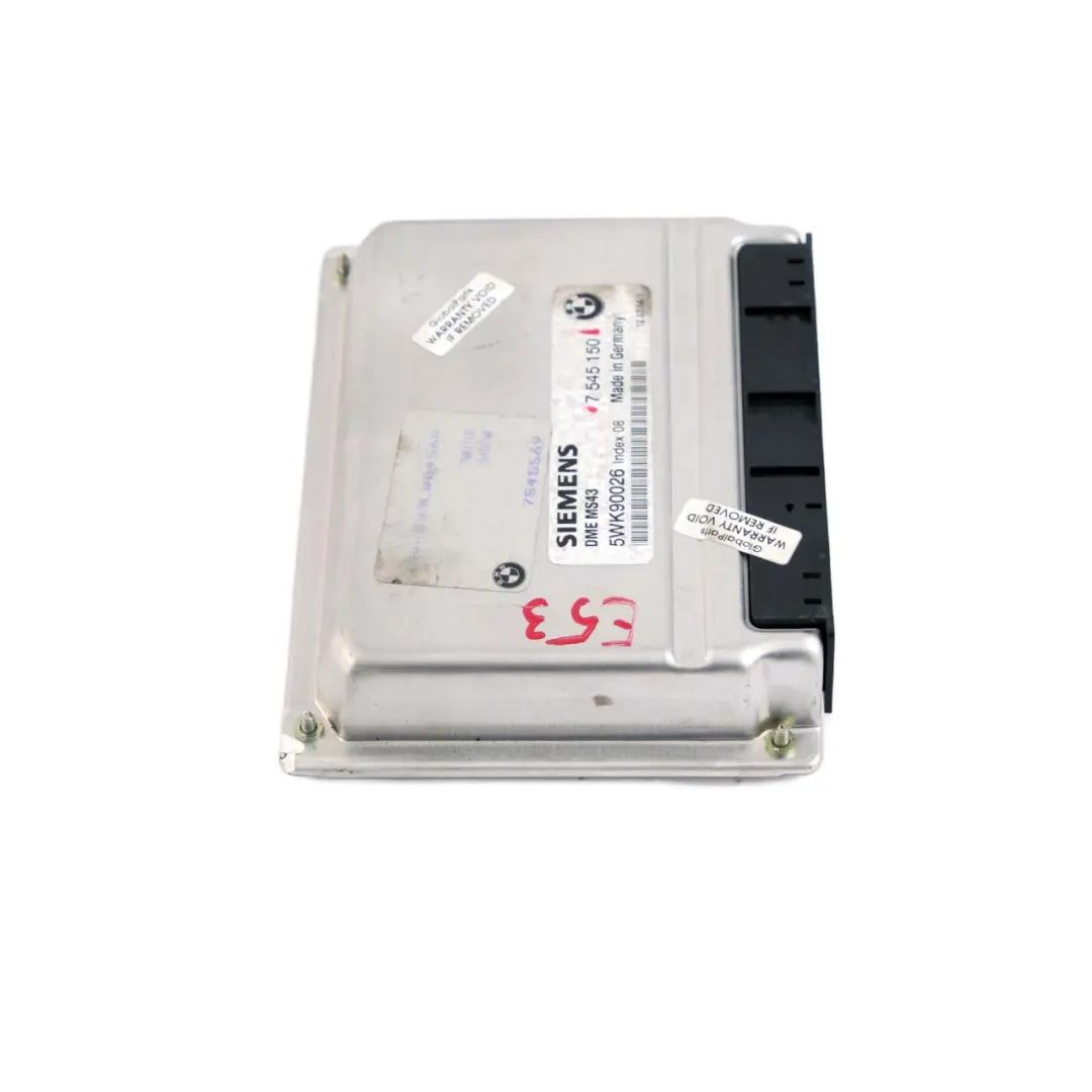 M54 231HP ECU Engine Control Unit DME Automatic to BMW X5 Series E53 3.0i with Part number 7545150 BMW X5 Series E53 3.0i M54 231HP ECU Engine Control Unit DME Automatic - SKU 7545150 - Part number 7545150