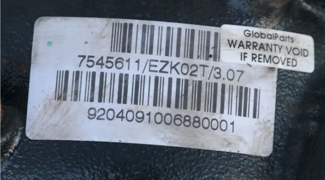Front Differential Diff 3,07 Ratio Final Drive WARRANTY BMW 3 X3 Series E46 E83 - SKU 7545611 - Part number 7545611