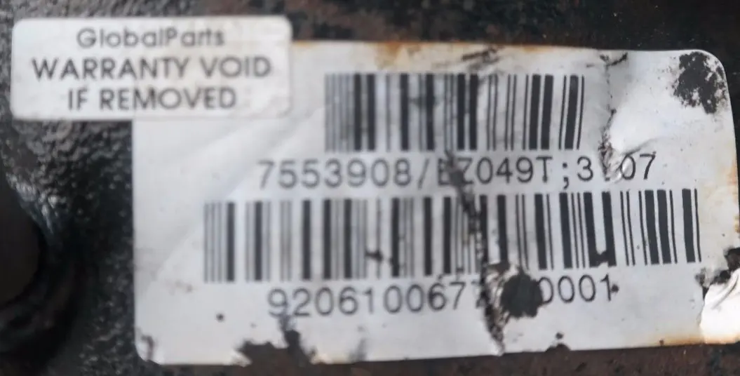 BMW X3 E46 E83 Most Dyfer Przód Przedni 3,07 - SKU 7545611 - Numer Części 7545611