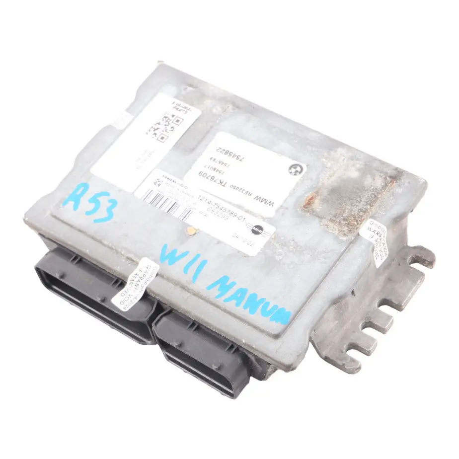 170HP Motore ECU Unità di controllo DME Manuale per MINI Cooper R52 R53 W11 con numero di parte 7545789 MINI Cooper R52 R53 W11 170HP Motore ECU Unità di controllo DME Manuale - SKU 7545789-14 - Numero di parte 7545789