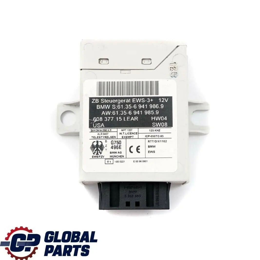 Mini Cooper R50 W10 116PS Steuergerät 7557395 EWS + Schlüssel Schaltgetriebe - SKU 7545789-1 - Teilenummer 7545789