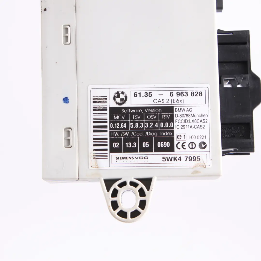 BMW E60 E63 E64 530i 630i N52 258HP ECU Kit DME + CAS2 + Key Manual - SKU 7546990-2 - Part number 7546990