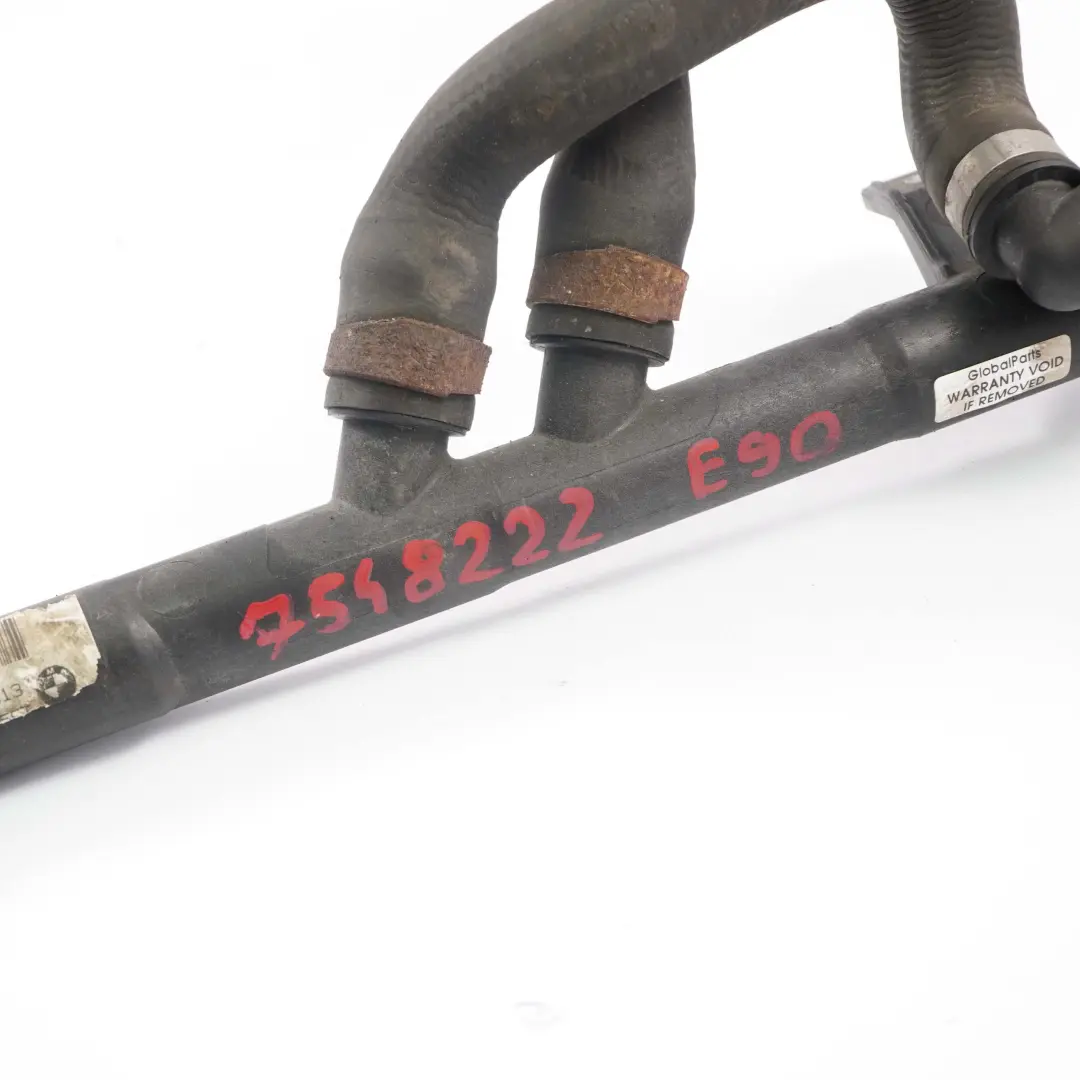 BMW E82 E90 E91 E92 E93 Heater Return Thermostat Hose Line - SKU 7548222 - Part number 7548222