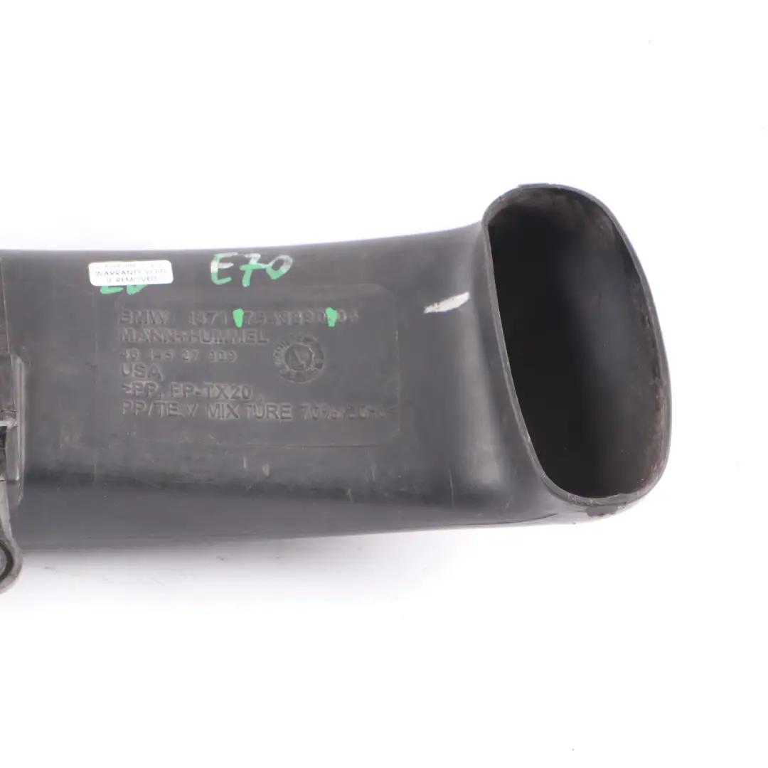 BMW X5 E70 3.0si N52N Air Intake Duct Tube Pipe Silencer Hose - SKU 7548890 - Part number 7548890