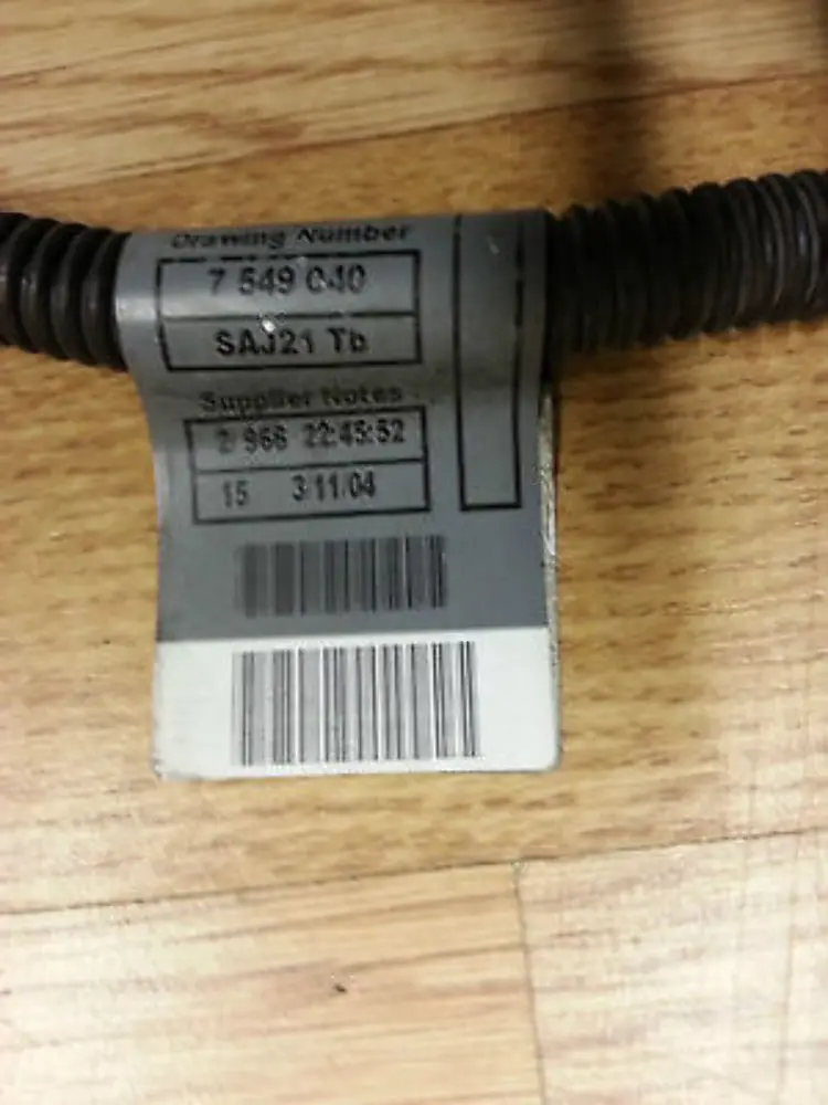 N46 Wiring harness engine gearbox module loom to BMW 1 SERIES E87 120i with Part number 7548980 BMW 1 SERIES E87 120i N46 Wiring harness engine gearbox module loom - SKU 7548980 - Part number 7548980