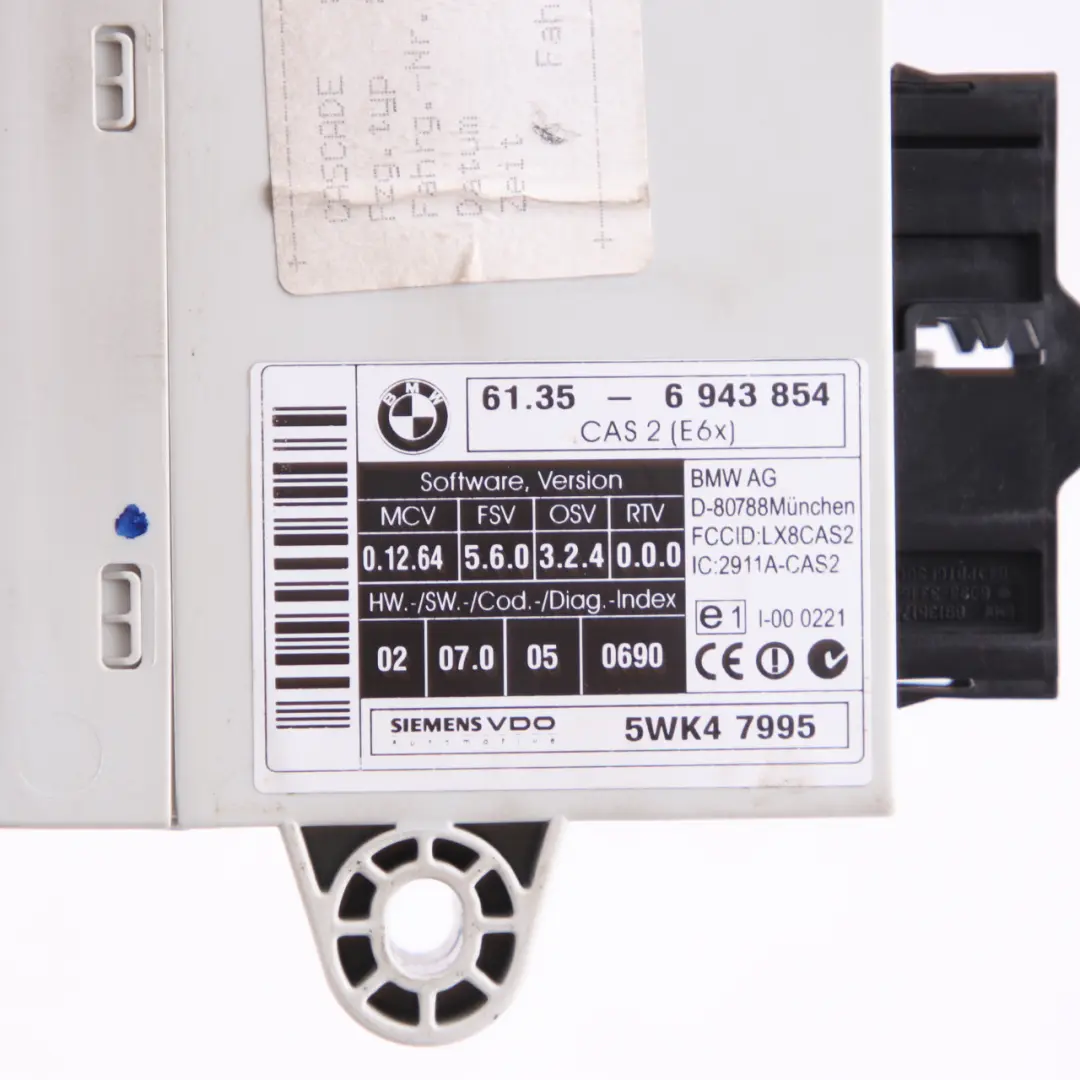 BMW E60 520i M54 170HP Engine Control ECU Kit DME CAS2 Keys Automatic - SKU 7549387-2 - Part number 7549387