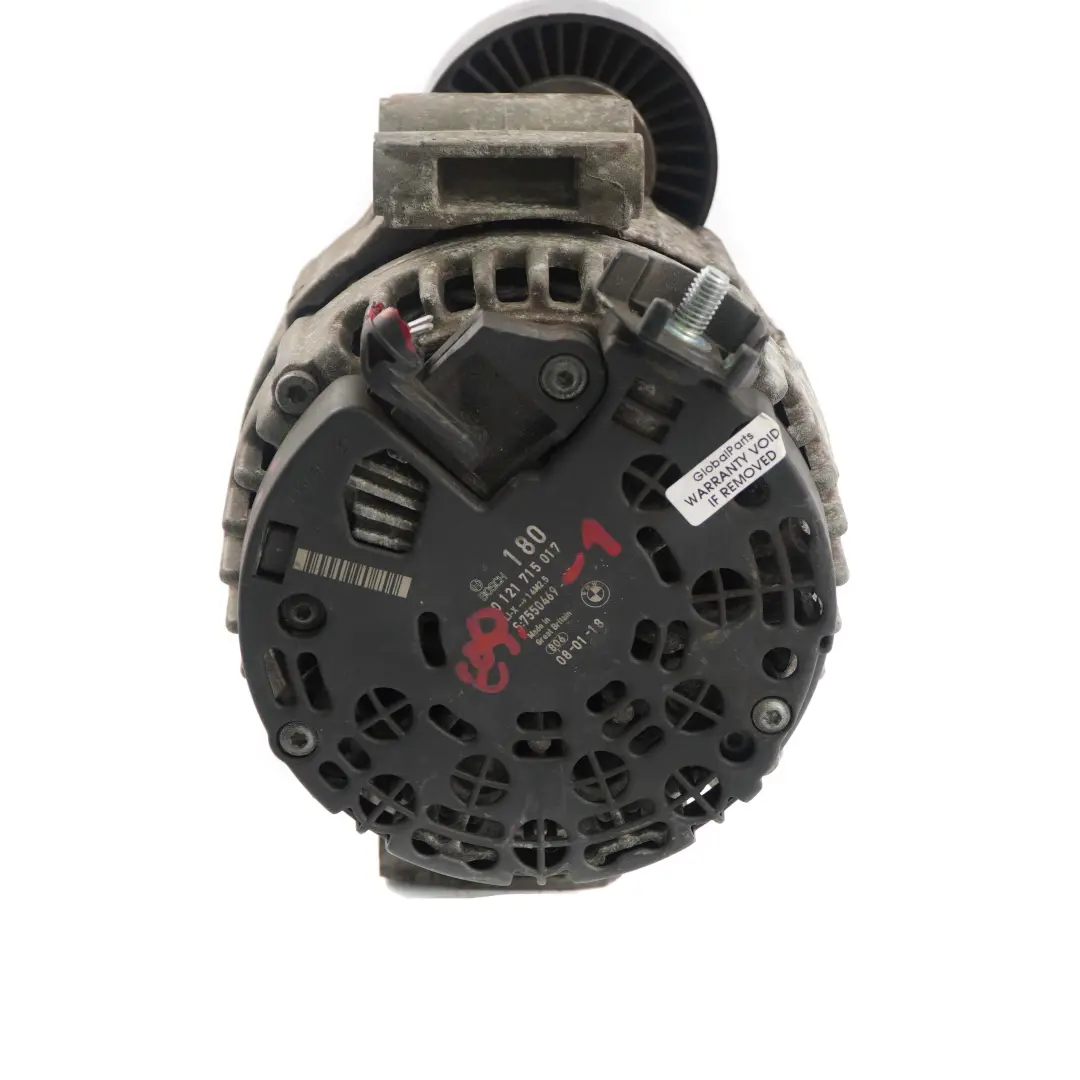 Alternator Generator BMW E60 E61 E81 E87 LCI E90 E91 E92 E93 Petrol 180A  - SKU 7550469-1 - Part number 7550469
