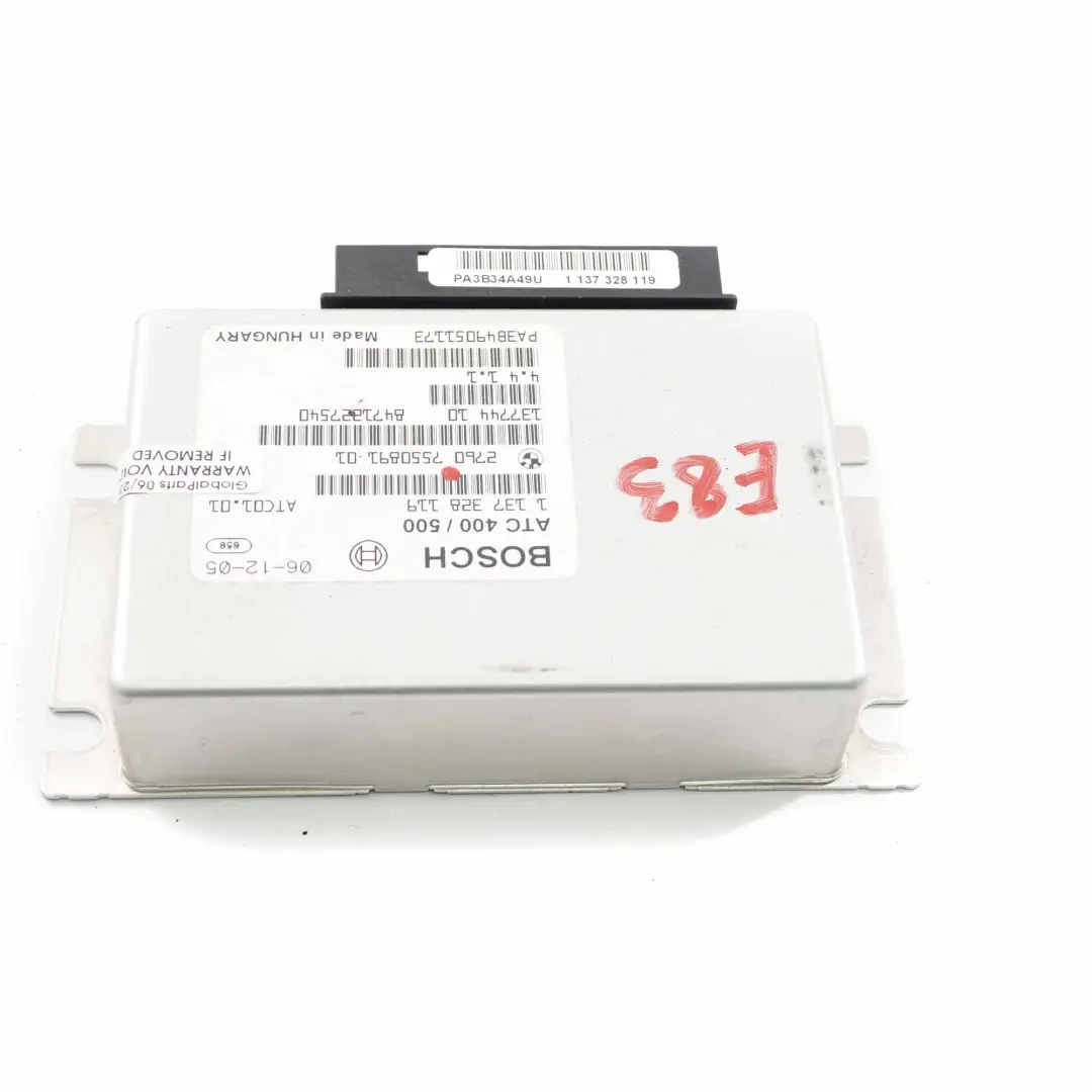 Module l'unité contrôle boîte transfert quatre roues pour BMW X5 E53 X3 E83 à propos du numéro de pièce 7550891 BMW X5 E53 X3 E83 Module l'unité contrôle boîte transfert quatre roues - SKU 7550891 - Numéro de pièce 7550891