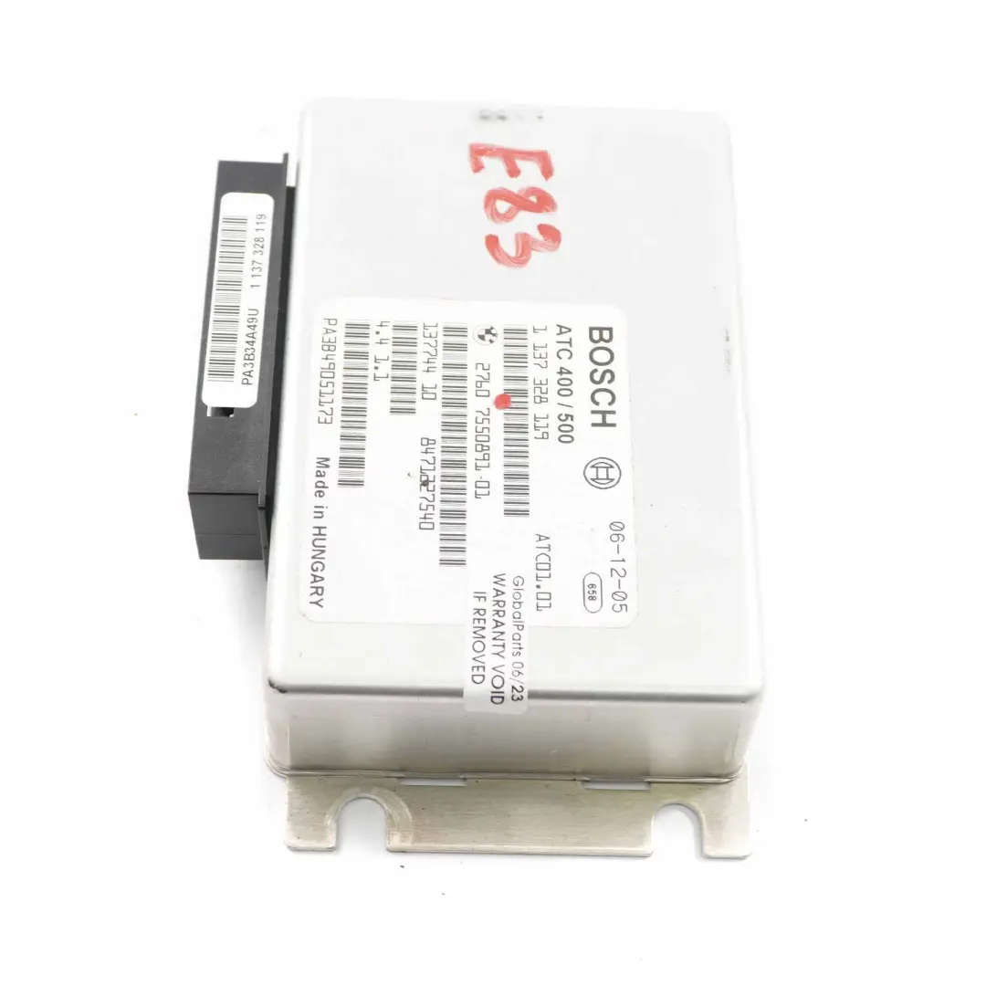 Allradantrieb Verteilergetriebe Steuergerät Modul für BMW X5 E53 X3 E83 mit Teilenummer 7550891 BMW X5 E53 X3 E83 Allradantrieb Verteilergetriebe Steuergerät Modul - SKU 7550891 - Teilenummer 7550891