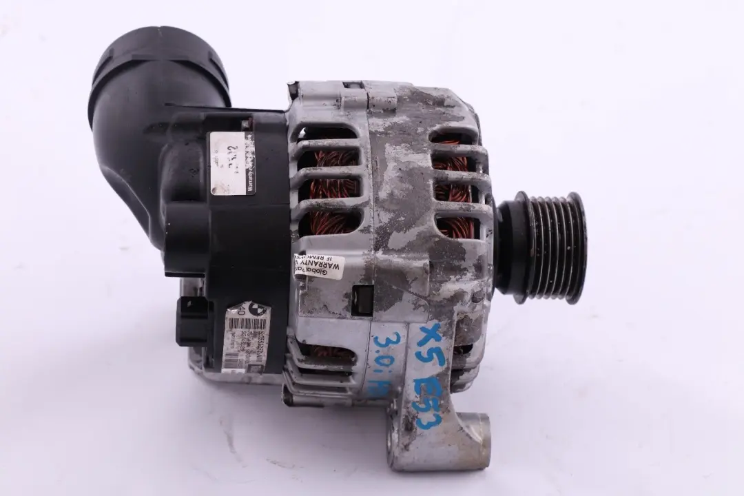 Gasolina M54 Alternador Valeo 140A para BMW X5 E53 3.0i con número de pieza 7551252 BMW X5 E53 3.0i Gasolina M54 Alternador Valeo 140A - SKU 7551252 - Número de pieza 7551252